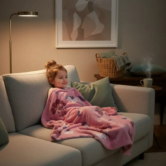 Manta Infantil que Brilha no Escuro – Noites Mágicas e Confortáveis para Crianças