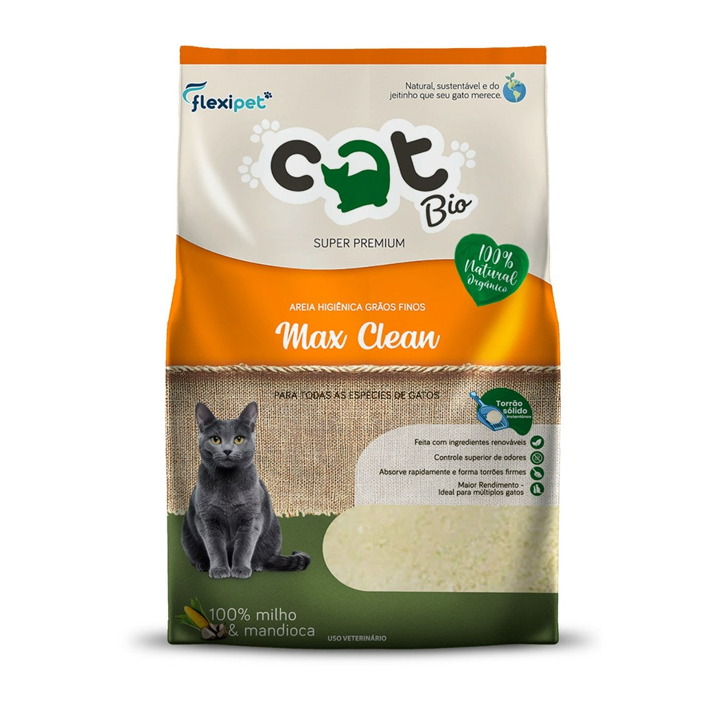 Areia Biodegradável para Gatos 4kg – Mais Higiene e Praticidade no Dia a Dia