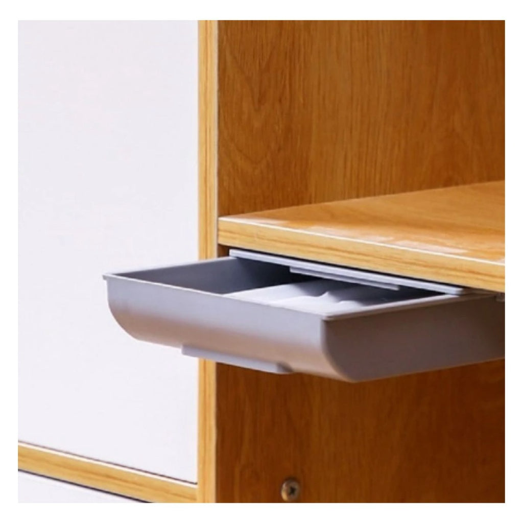 Gaveta Adesiva Oculta Multiuso para Organizar sua Mesa com Mais Praticidade