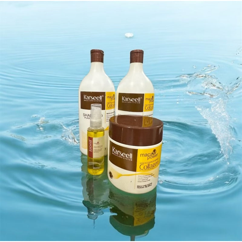 Kit Karseell Completo – Hidratação Intensa, Brilho e Menos Frizz