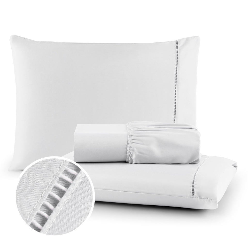 Jogo de Lençol 400 Fios – Toque Macio, Ajuste Perfeito e Mais Conforto