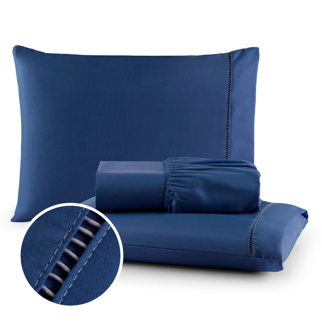 Jogo de Lençol 400 Fios – Toque Macio, Ajuste Perfeito e Mais Conforto