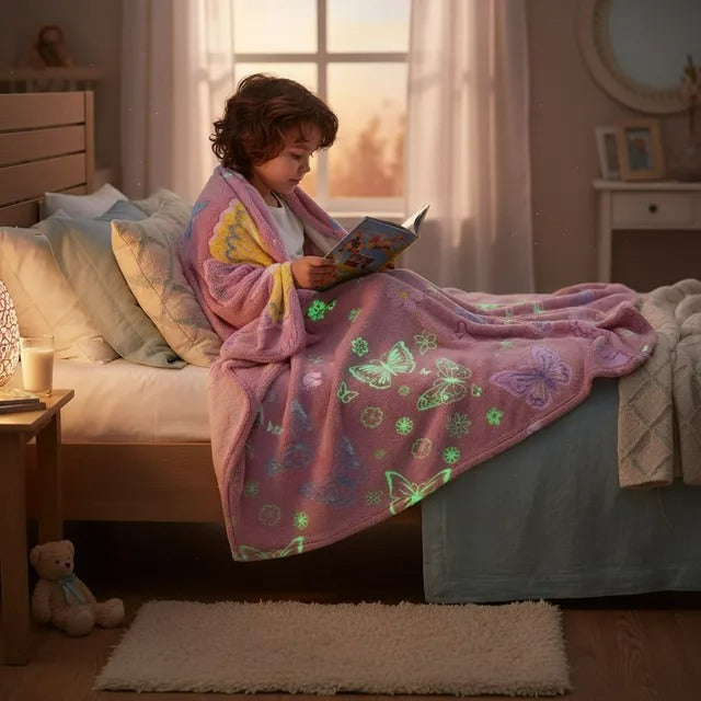 Manta Infantil que Brilha no Escuro – Noites Mágicas e Confortáveis para Crianças