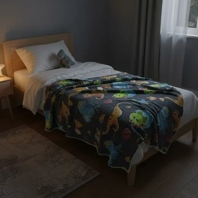 Manta Infantil que Brilha no Escuro – Noites Mágicas e Confortáveis para Crianças