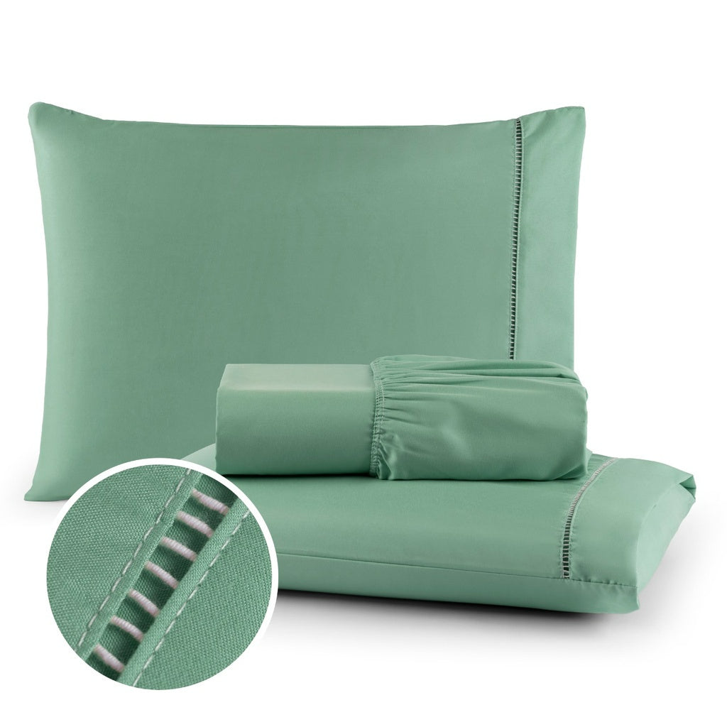 Jogo de Lençol 400 Fios – Toque Macio, Ajuste Perfeito e Mais Conforto
