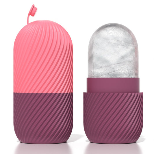 Rolinho Facial de Gelo Reutilizável – Menos Inchaço e Mais Frescor na Pele