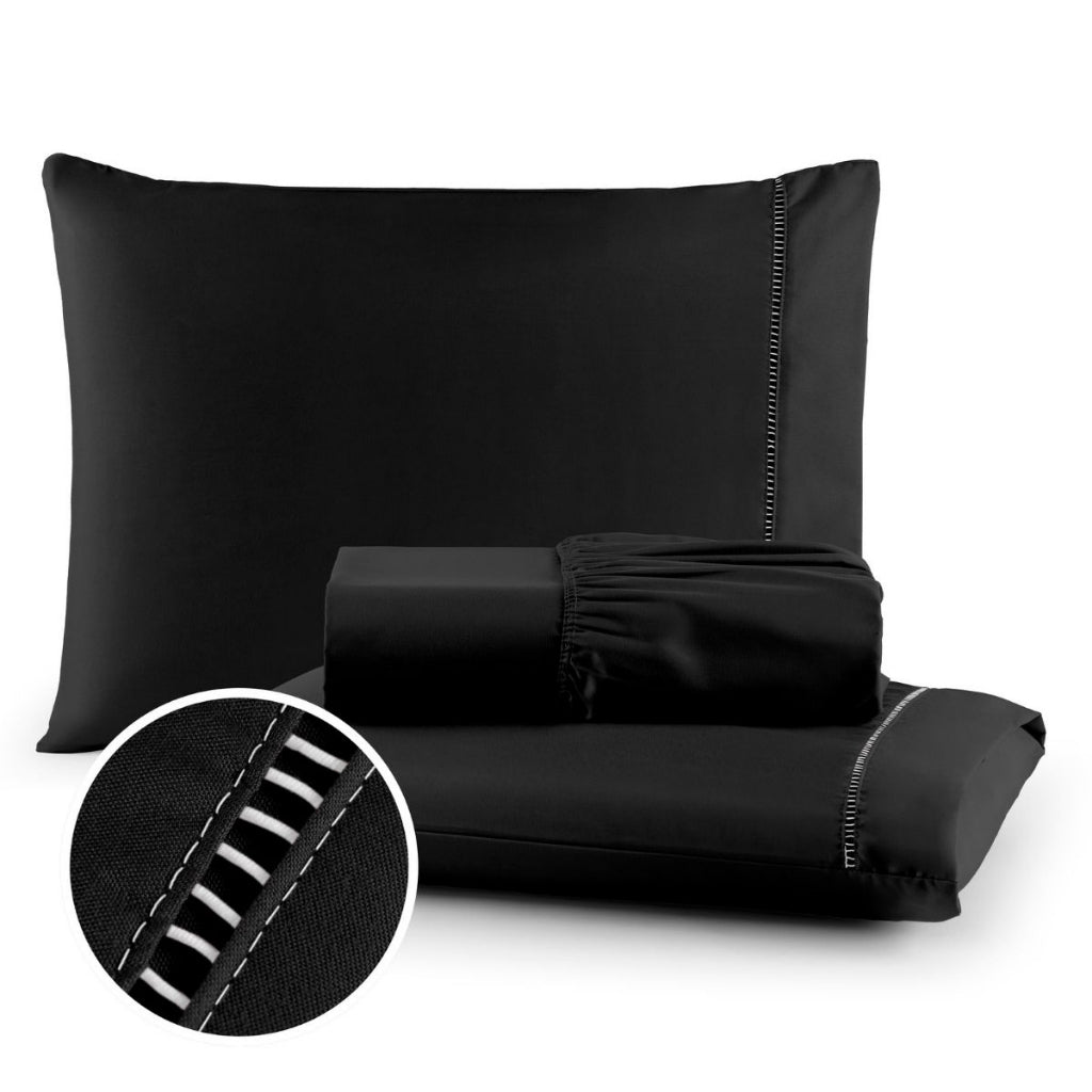 Jogo de Lençol 400 Fios – Toque Macio, Ajuste Perfeito e Mais Conforto